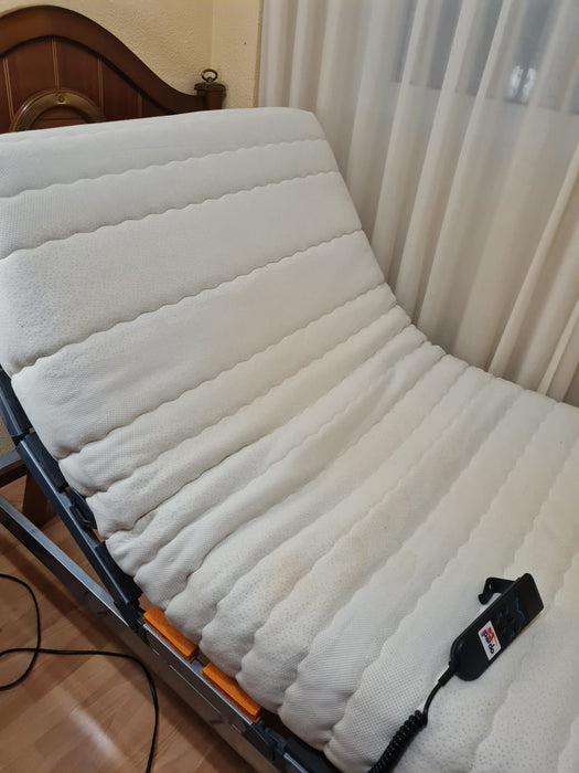 Cama articulada de segunda mano y colchón viscoelástico envío e instalación gratis Madrid