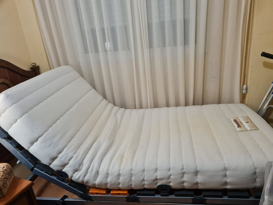 Cama articulada de segunda mano y colchón viscoelástico envío e instalación gratis Madrid