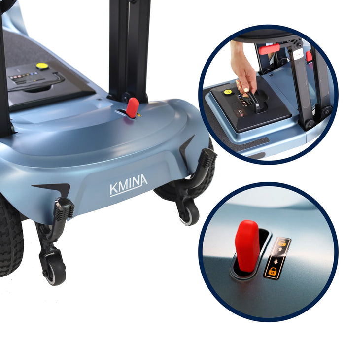Scooter Ligero Eléctrico Plegable Magnesio para Adultos