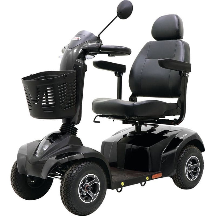 Scooter eléctrico Traveler para largas distancias con reposa cabezas y ruedas inflables