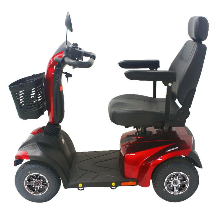 Scooter eléctrico Traveler para largas distancias con reposa cabezas y ruedas inflables