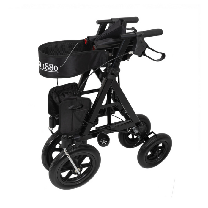Andador Rollator para adultos plegable 2219 con ruedas de 300mm y freno