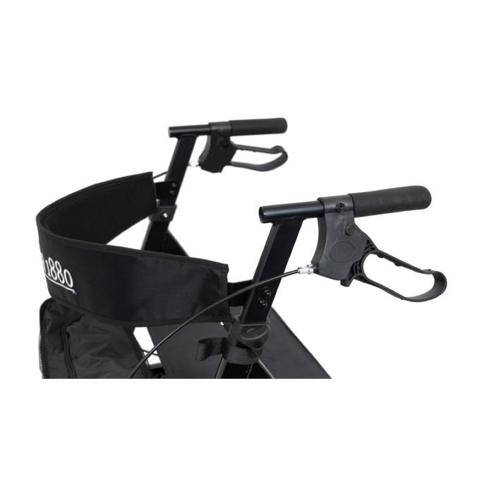 Andador Rollator para adultos plegable 2219 con ruedas de 300mm y freno
