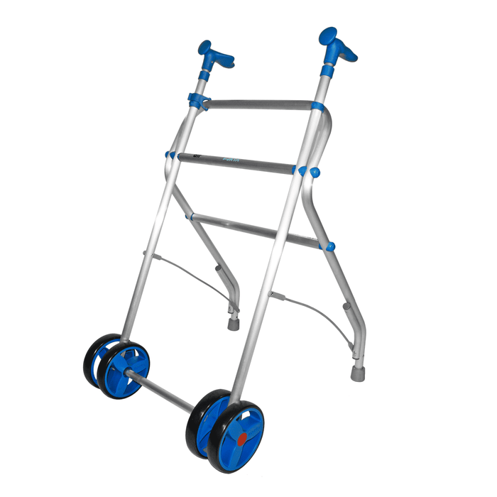 Andador de Interior AIR Forta  Ligero 2,56 kg, Compacto 48,5 cm, Plegable, Puños Regulables 85-91 cm