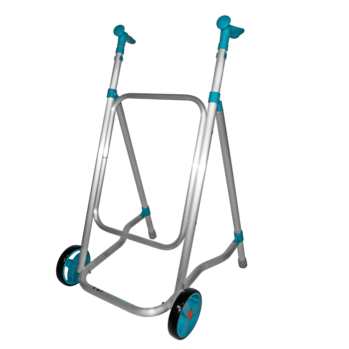 Andador de Interior CAR Forta Ligero 2,9 kg, Plegable, Regulable 89-101 cm, Compacto 50 cm, Ruedas Dobles