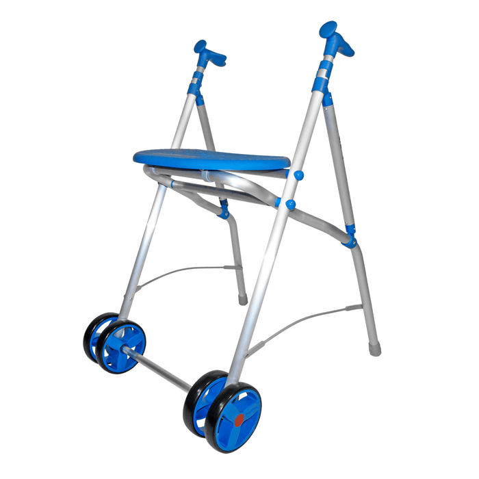 Andador Ultraligero de Interior, Plegable, Regulable y con Asiento Ergonómico Ara-C