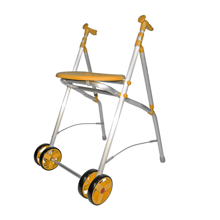 Andador Ultraligero de Interior, Plegable, Regulable y con Asiento Ergonómico Ara-C