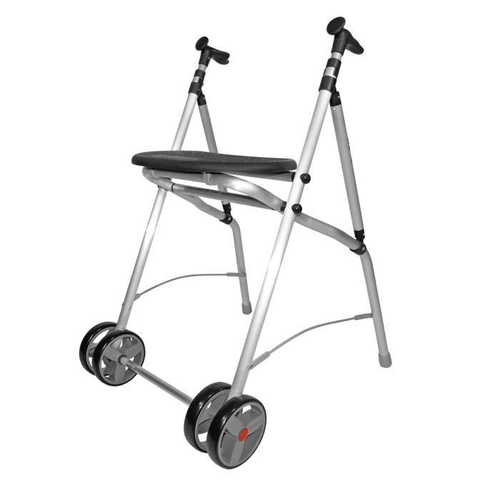 Andador Ultraligero de Interior, Plegable, Regulable y con Asiento Ergonómico Ara-C
