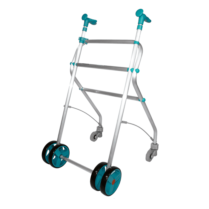 Andador Rollatino ultraligero de 2,8kg plegable con freno por presión