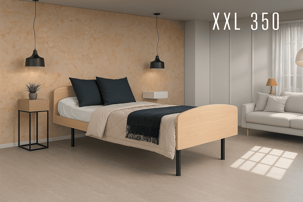 Cama bariátrica articulada eléctrica XXL 350 con patas de 41cm ideal para soportar peso