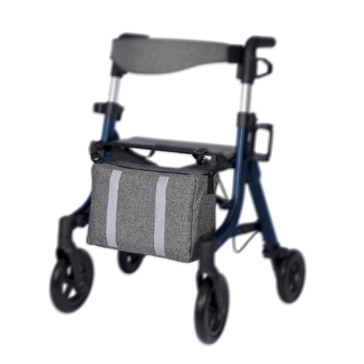 Bolsa para andador gris de tela para llevar tus objetos personales