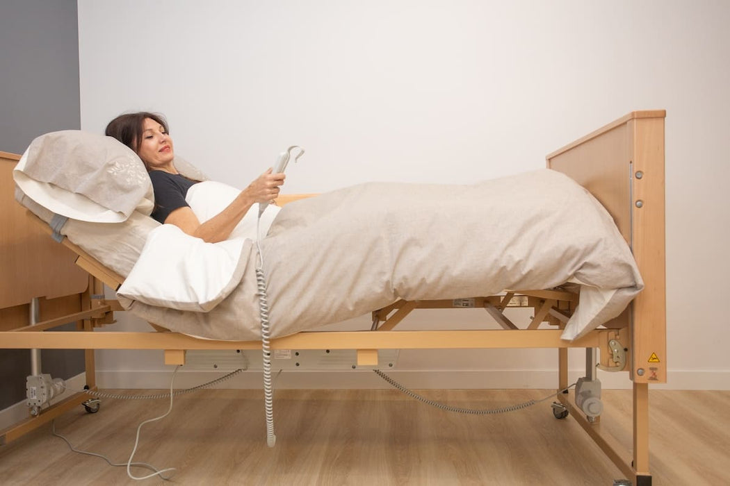 Cama articulada eléctrica Trend y antitrend elevación de 35 a 75cm con colchón visco