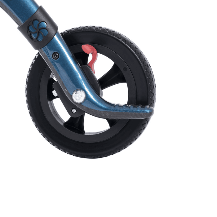 Rollator de Carbono Saljol Ultraligero – Andador Premium con Frenos Ajustables, Ruedas de 25 cm, Bolsa Extraíble y Reflectores – Tallas M y L – Hasta 150 kg