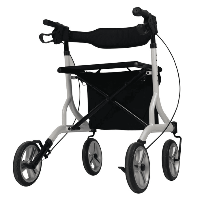 Rollator de 5,6kg con frenos de pastilla y ruedas grandes de 20cm
