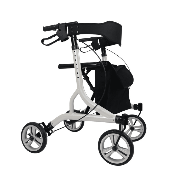 Rollator de 5,6kg con frenos de pastilla y ruedas grandes de 20cm