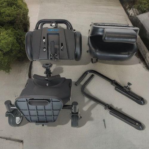 Silla Eléctrica Compacta y Maniobrable con Estilo de Scooter