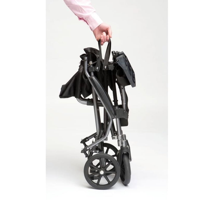 Silla de transferencia plegable compacto con bolsa para transporte ideal para viajes cortos