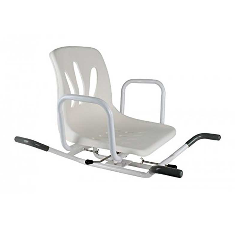 Asiento bañera giratorio plegable para personas mayores