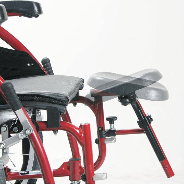 Silla de ruedas ultraligera con asiento especial anti deslizamientos y corrector de posturas