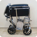 silla de ruedas plegada para comodidad de los mayores